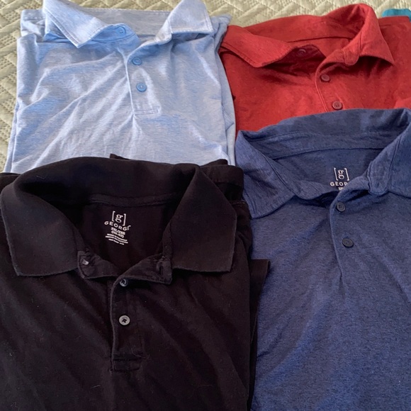 Bundle of 6 George Men's Polo Shirts - Picture 3 of 4